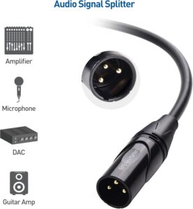 کابل رابط TM Group TRS to XLR 3m - Image 4